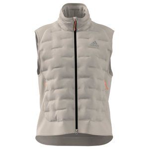 Adidas XCity Padded Vest Full Zip Running Vest Women's Ivory Size XL